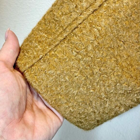 NWT Avec Les Filles Double Breasted Teddy Trench Coat Women's Medium - Picture 3 of 12